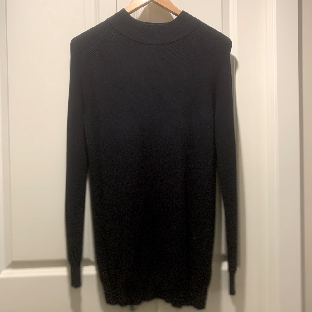 Mo&Co navy long sweater